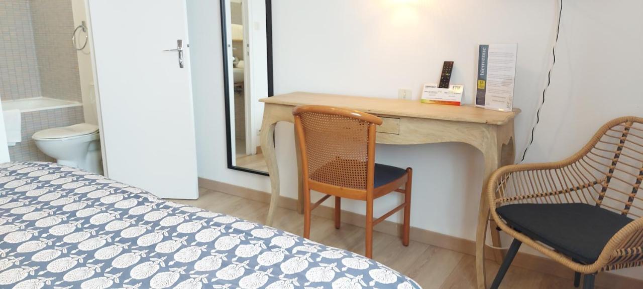 Logis Hotel Vannes Nord Le Clos Des Hortensias Locqueltas ภายนอก รูปภาพ